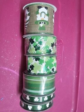 Celebrate It Green Shamrock Ribbon Assortment